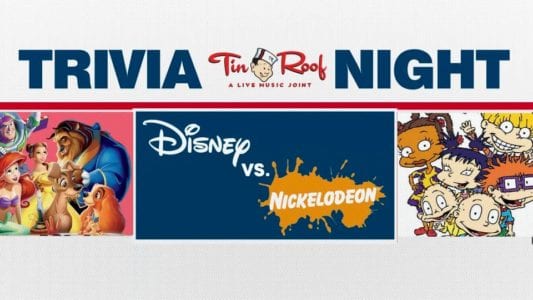 Disney Vs Nickelodeon Trivia At The Tin Roof March 26 2020 Myrtlebeach Com