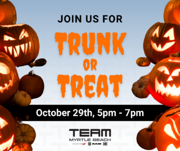 Trunk or Treat with Team Myrtle Beach